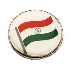Indian-Flag-Round
